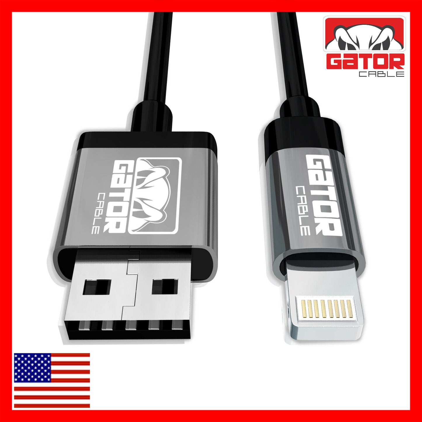 USB-A Charger Cable Fast Charge For iPhone 7 8 SE X XR XS 11 12 13 Pro Max Plus