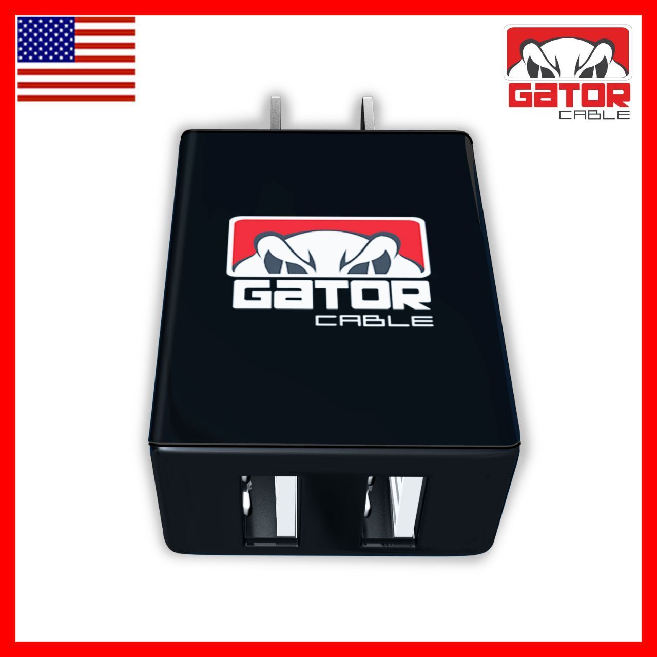 Home Wall Charger Plug Power Adapter 2 USB Port 10W Phone Fast Charge US Outlet