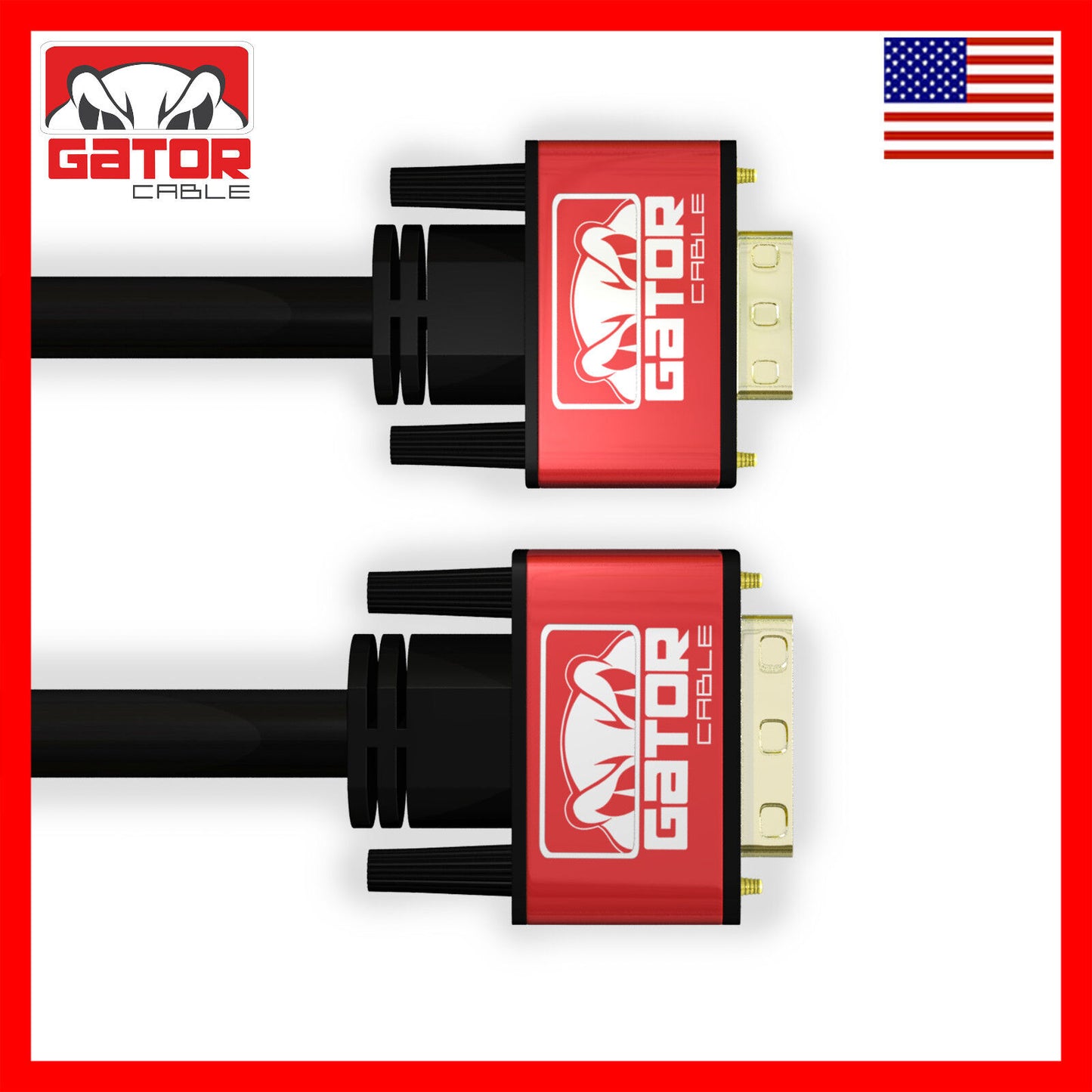 DVI-I 24+5 Dual Link Male to VGA Cable Cord Male Video Monitor Adapter PC 6FT