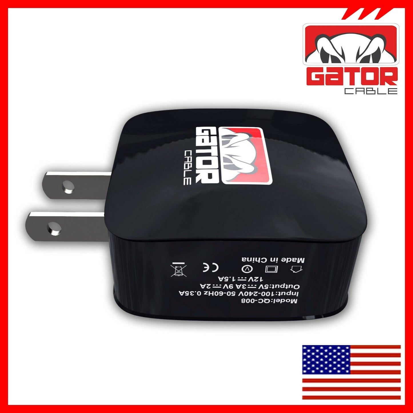 USB 3.0 Wall Home Charger Adapter Power Plug-In Qualcomm Fast Quick Charge 18W