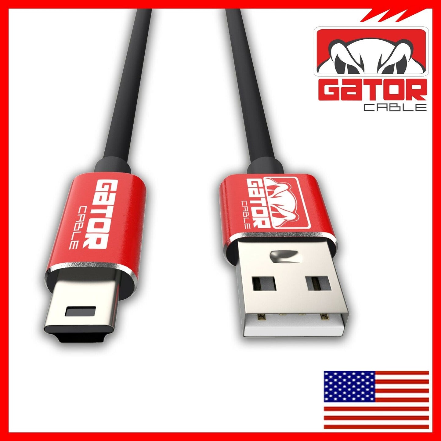 USB 2.0 A to Mini B 5-Pin USB Male Data Sync Charger Cable PC GPS Camera DS PS3