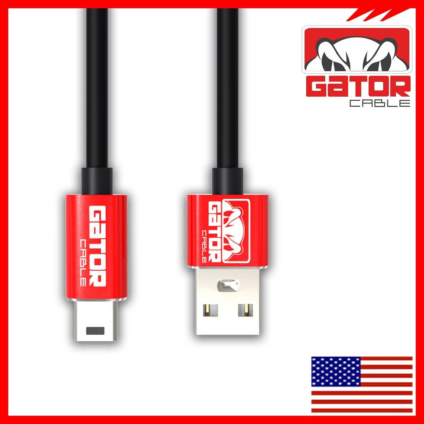 USB 2.0 A to Mini B 5-Pin USB Male Data Sync Charger Cable PC GPS Camera DS PS3