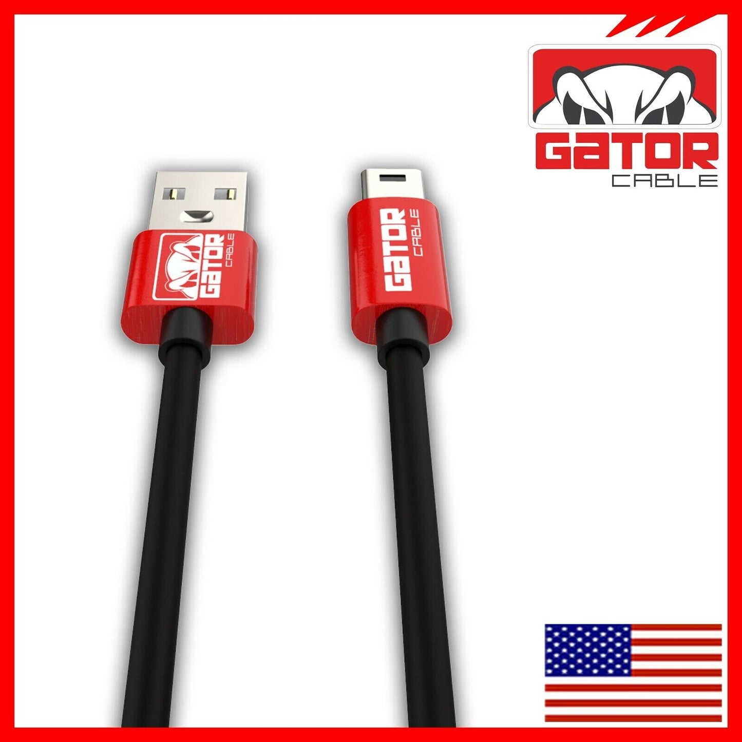 USB 2.0 A to Mini B 5-Pin USB Male Data Sync Charger Cable PC GPS Camera DS PS3