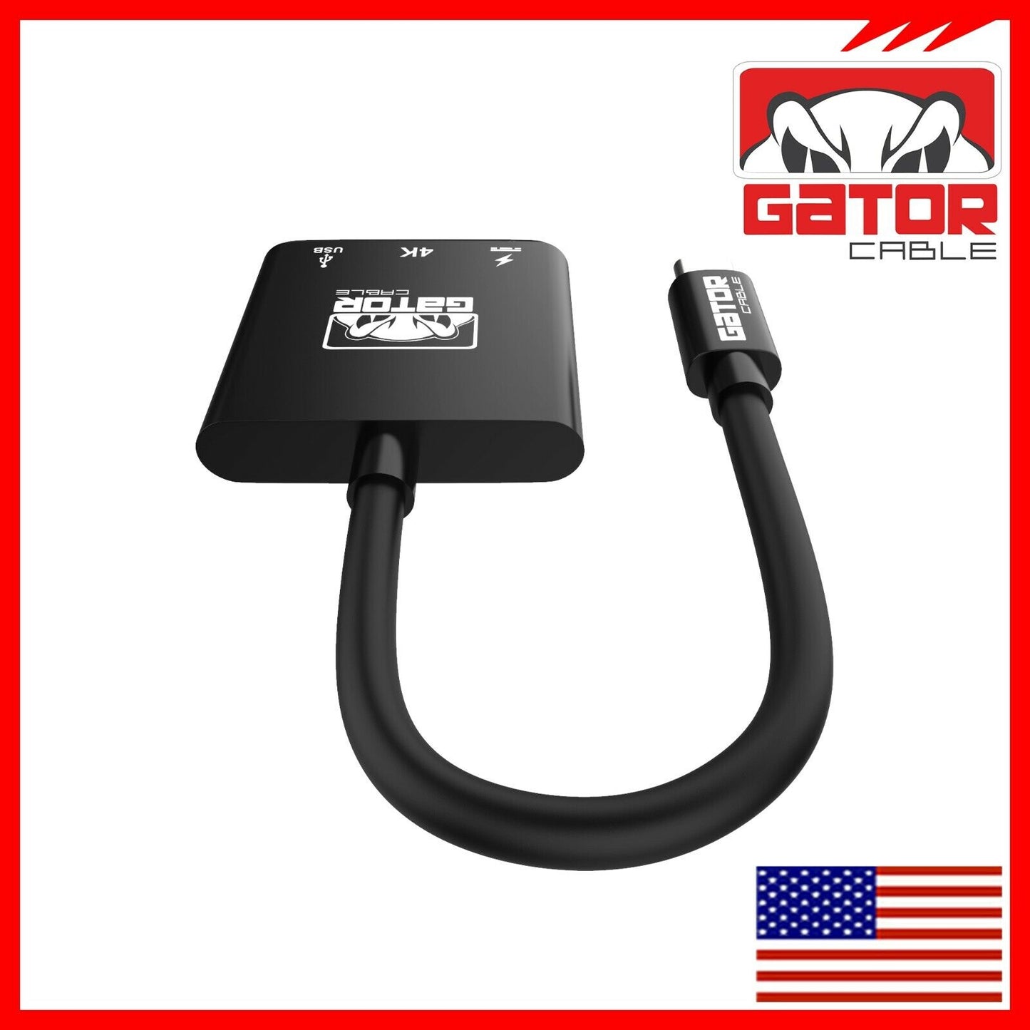 USB-C to 4K HDMI USB-C USB-A 3.0 Adapter Converter 3 in 1 Charger Audio Video HD
