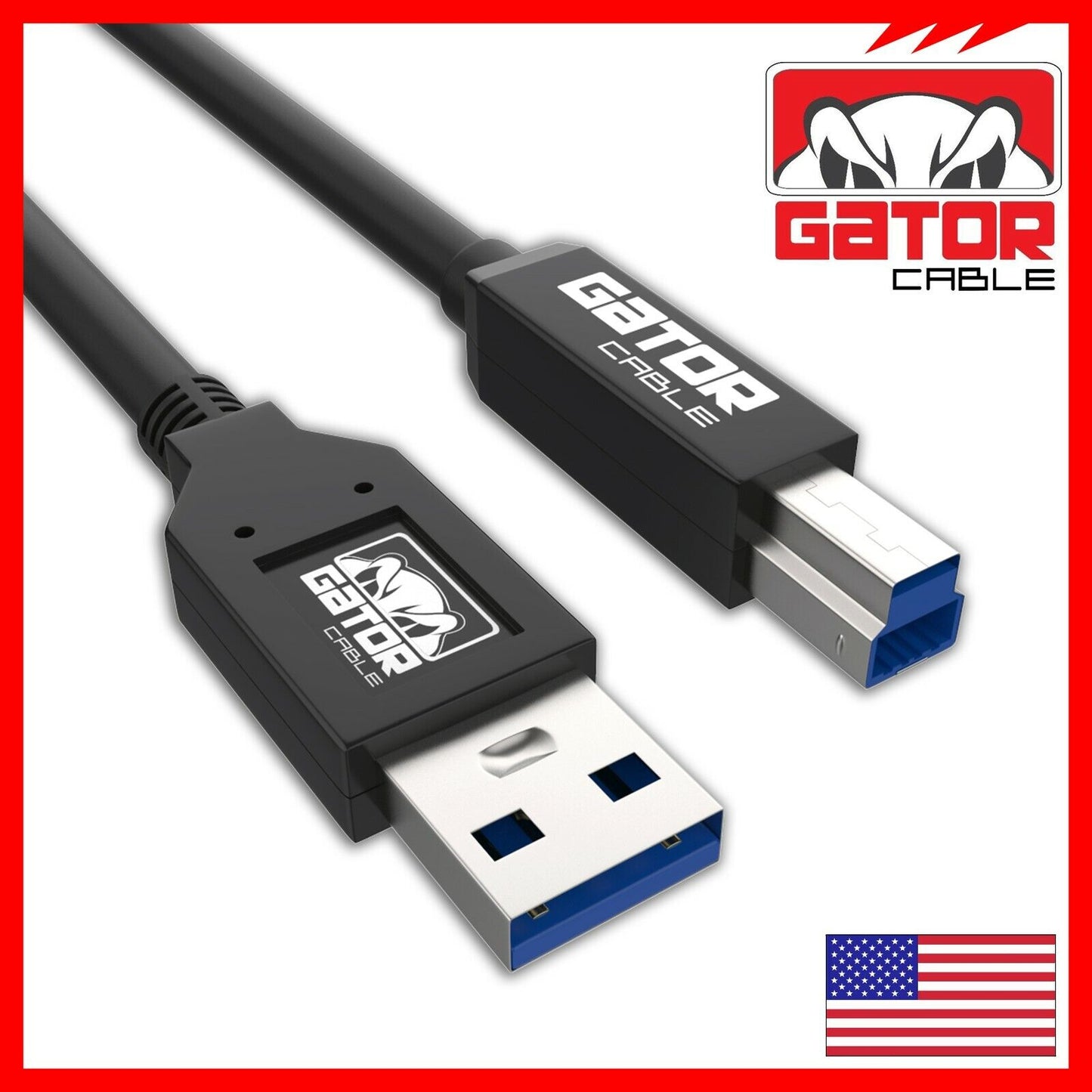 USB 3.0 Printer Scanner Cable A Male to B Male For HP Cannon Dell Epson Brother