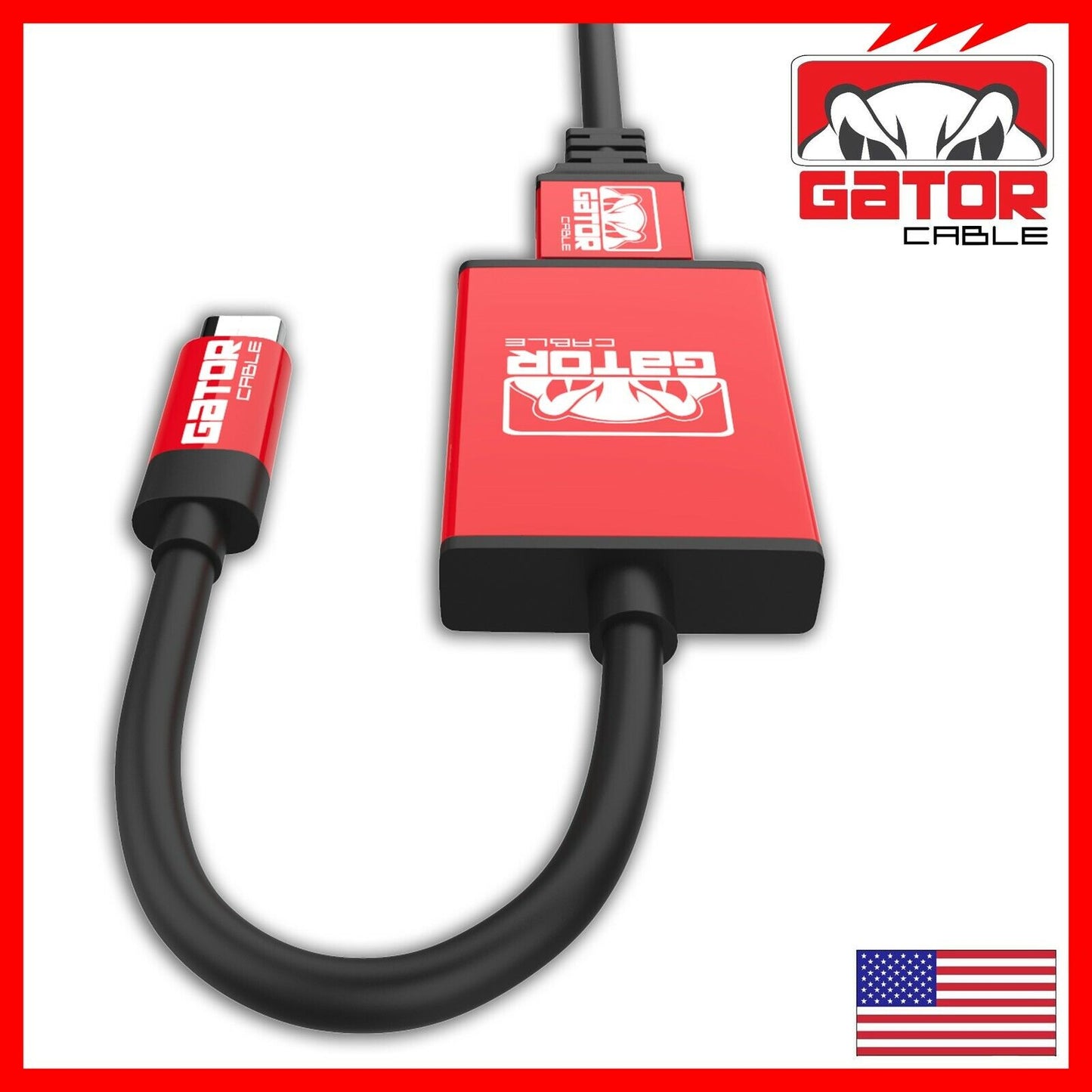 USB-C to HDMI HDTV Cable Adapter 4K Audio Video AV 60Hz 18Gbps Phone Mac PC 3FT