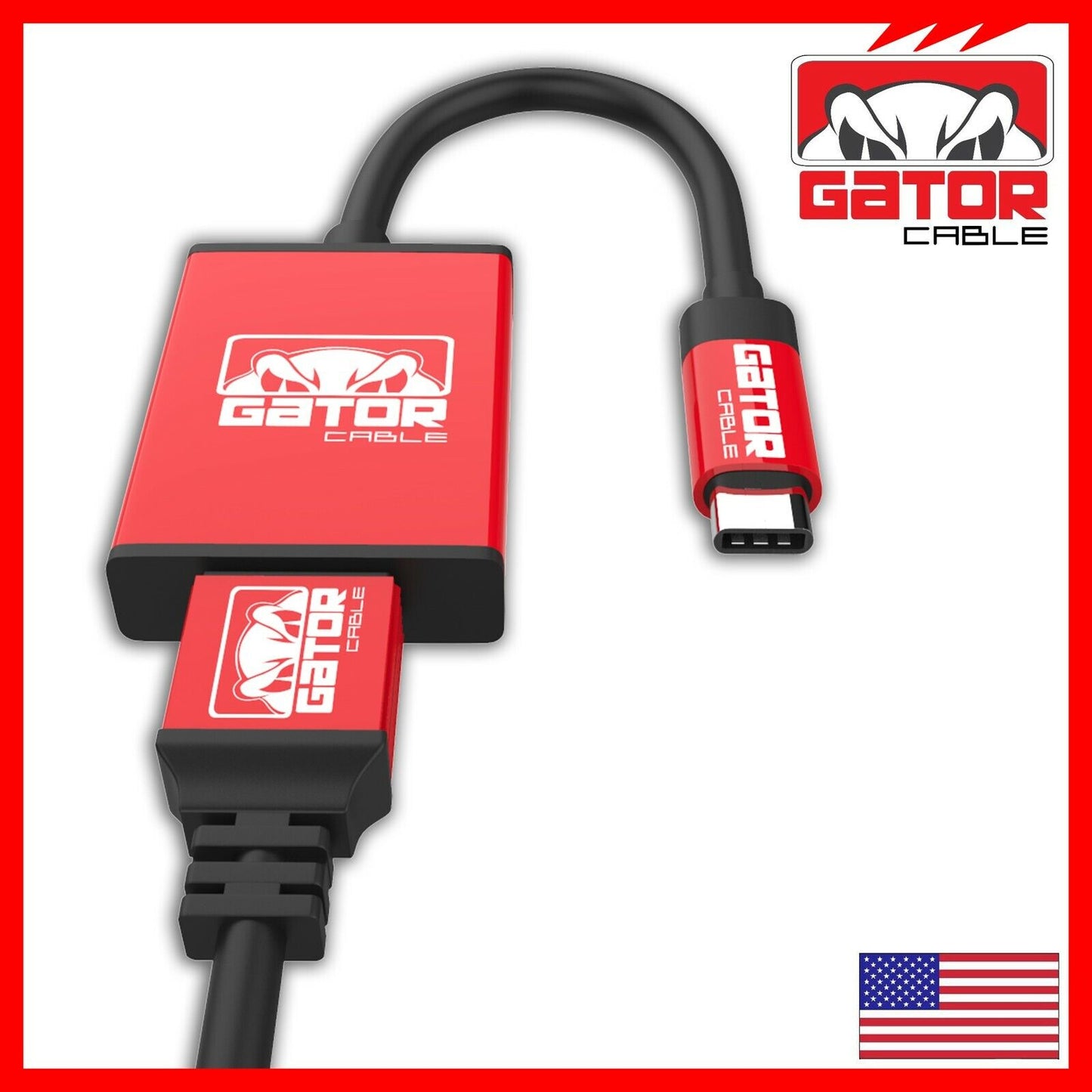 USB-C to HDMI HDTV Cable Adapter 4K Audio Video AV 60Hz 18Gbps Phone Mac PC 3FT