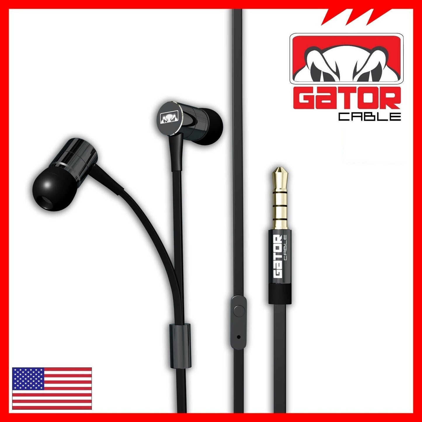 Earphones Headphones Headset Earbuds In-Ear Bass Stereo Hi-Fi with MIC Wired