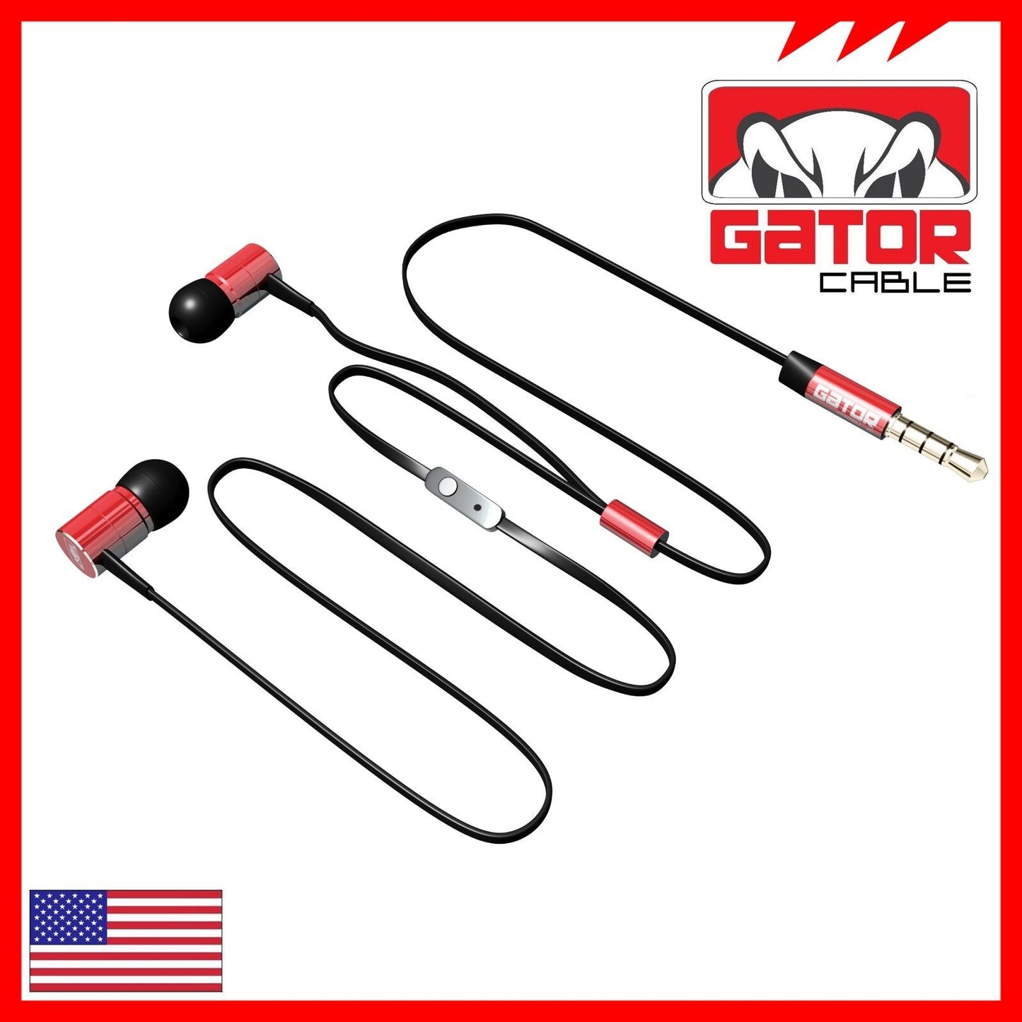 Earphones Headphones Headset Earbuds In-Ear Bass Stereo Hi-Fi with MIC Wired