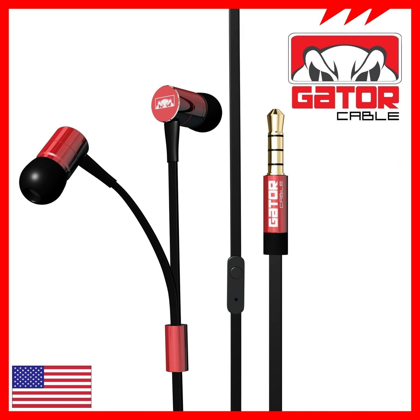 Earphones Headphones Headset Earbuds In-Ear Bass Stereo Hi-Fi with MIC Wired
