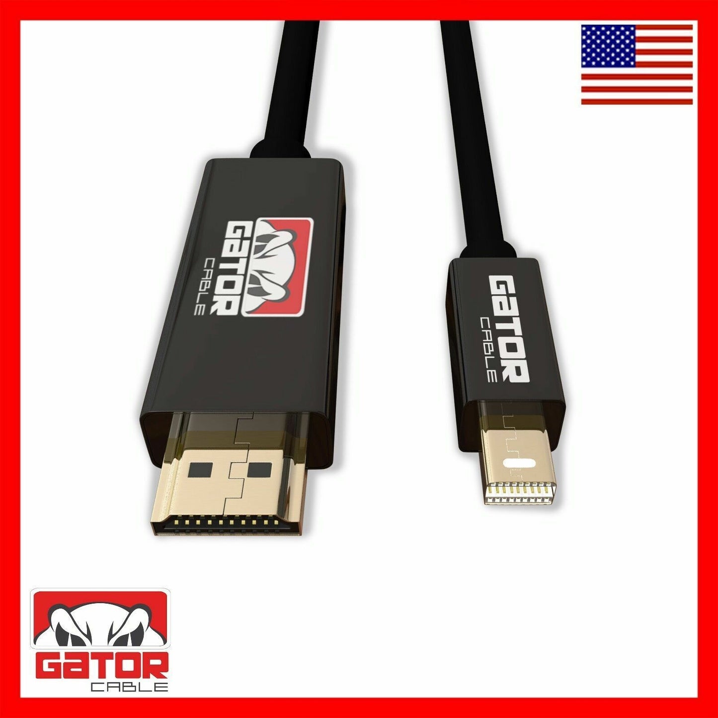 Mini Display Port DP Thunderbolt to HDMI Cable Adapter HD 4K for MacBook Surface