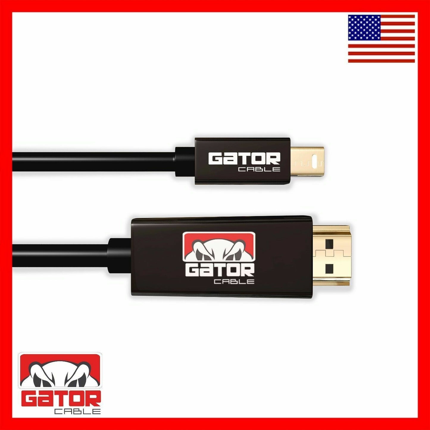 Mini Display Port DP Thunderbolt to HDMI Cable Adapter HD 4K for MacBook Surface