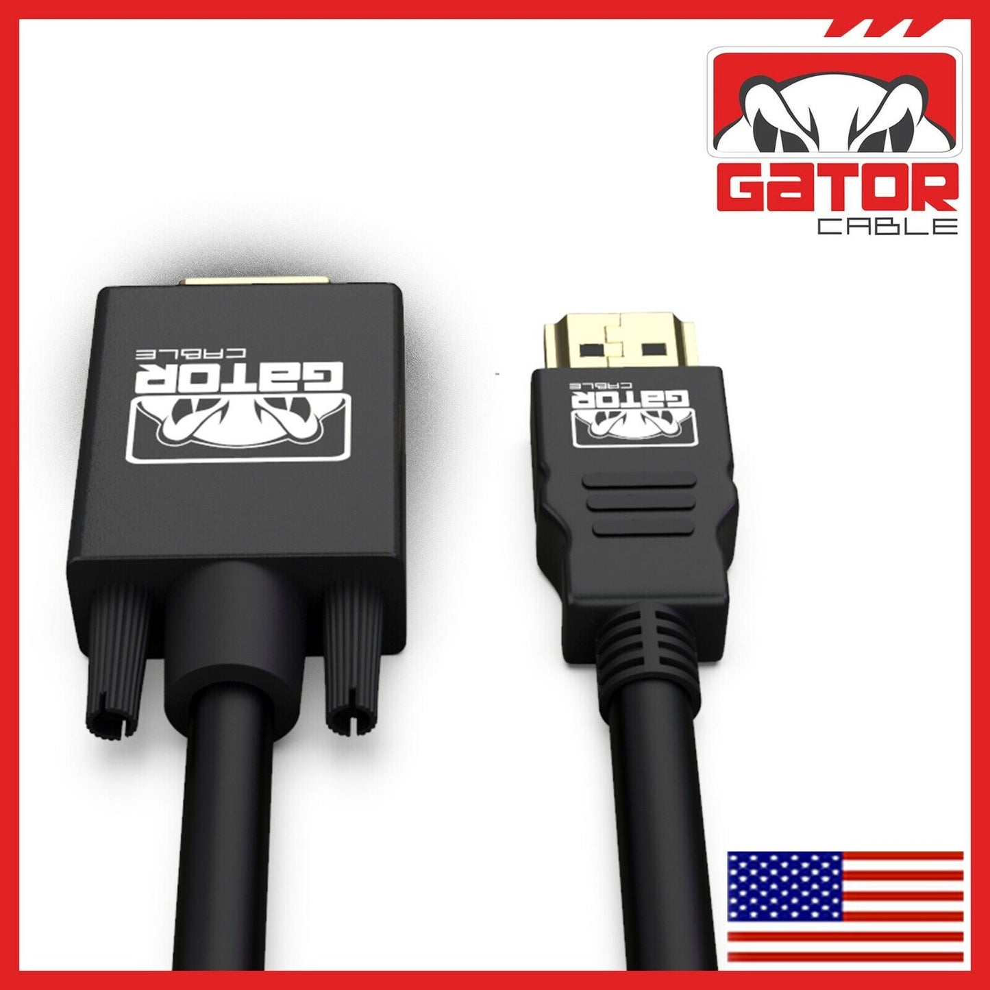 HDMI to VGA Cable Adapter Converter for HDTV PC Desktop Monitor Laptop 4K Video