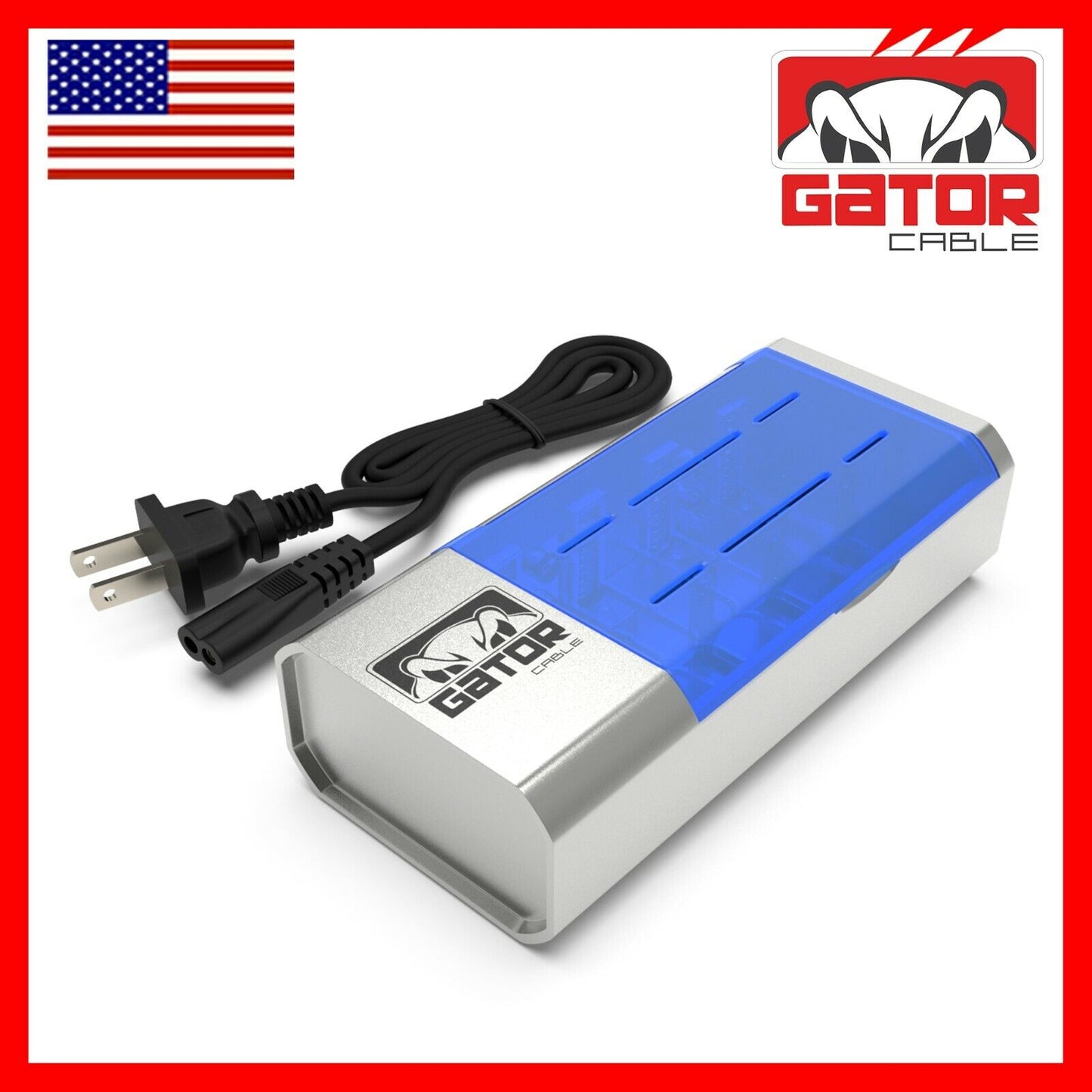 Universal Rechargeable Batteries Battery Charger For AA AAA C D 9V Ni-MH Ni-CD