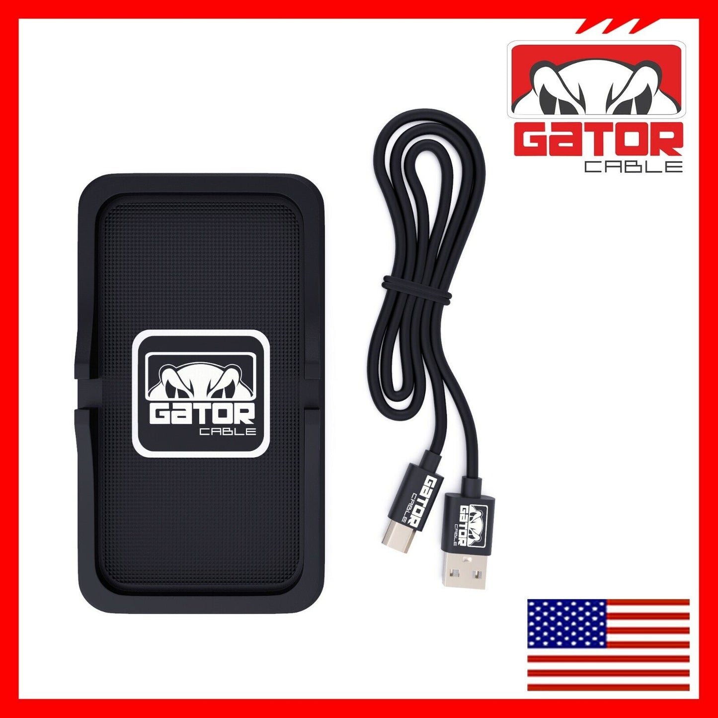 Car Wireless Phone Charger Pad Fast Charge Mat 10W for iPhone Samsung Universal