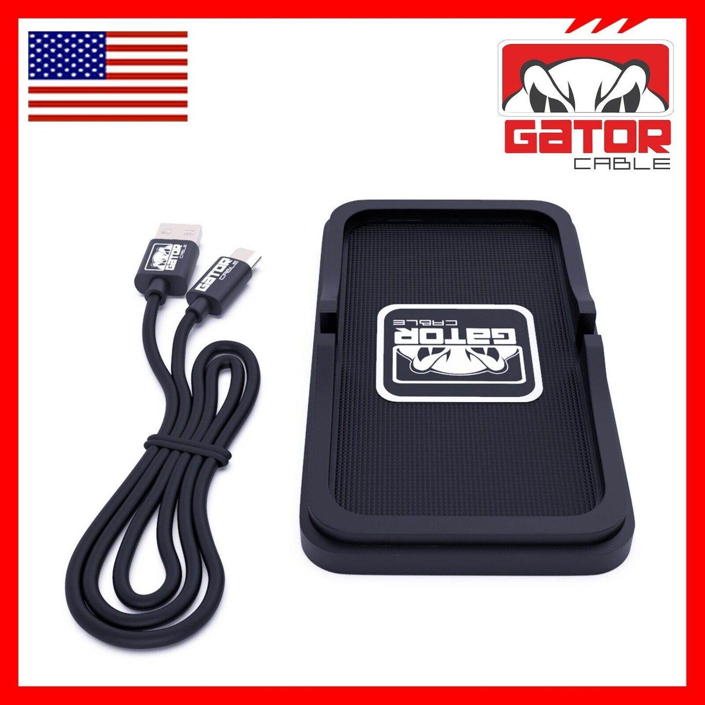 Car Wireless Phone Charger Pad Fast Charge Mat 10W for iPhone Samsung Universal