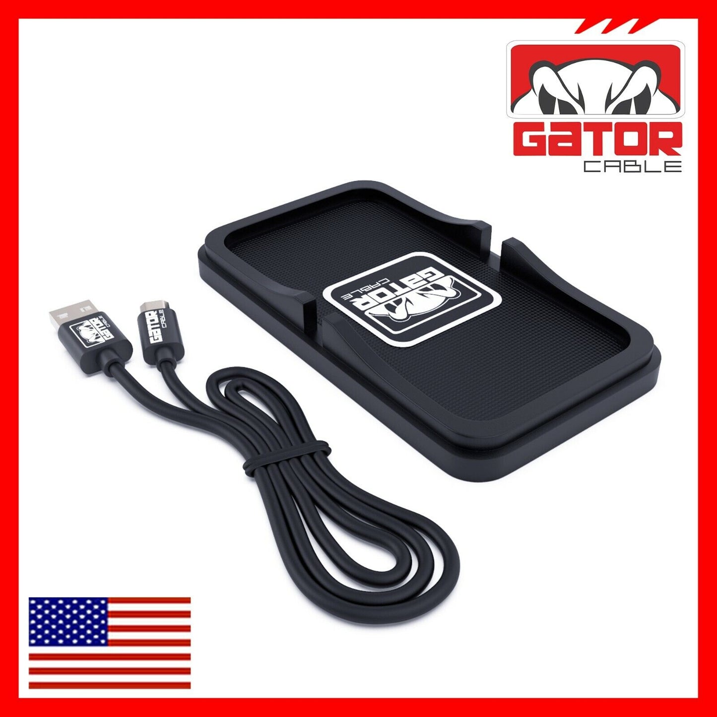 Car Wireless Phone Charger Pad Fast Charge Mat 10W for iPhone Samsung Universal