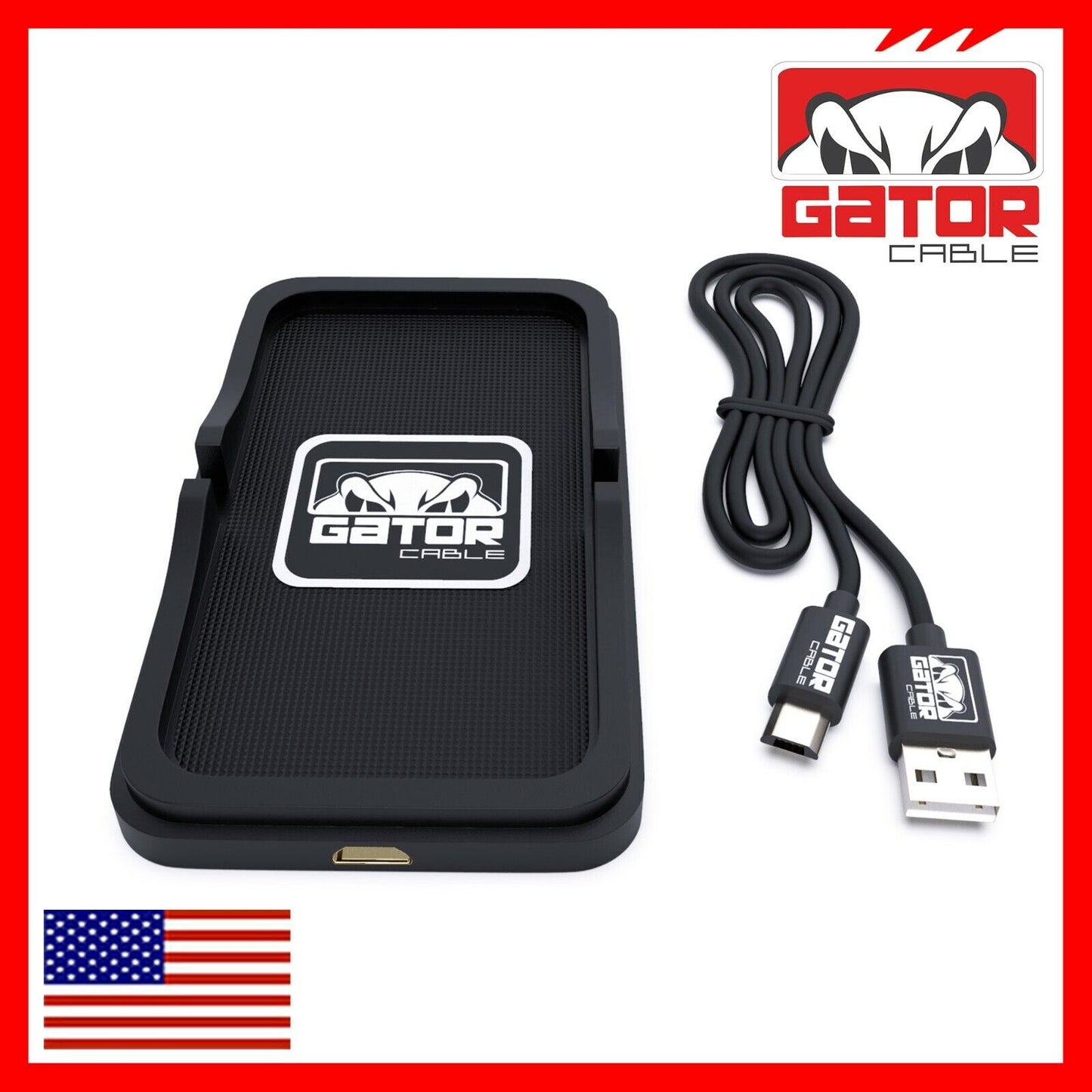 Car Wireless Phone Charger Pad Fast Charge Mat 10W for iPhone Samsung Universal