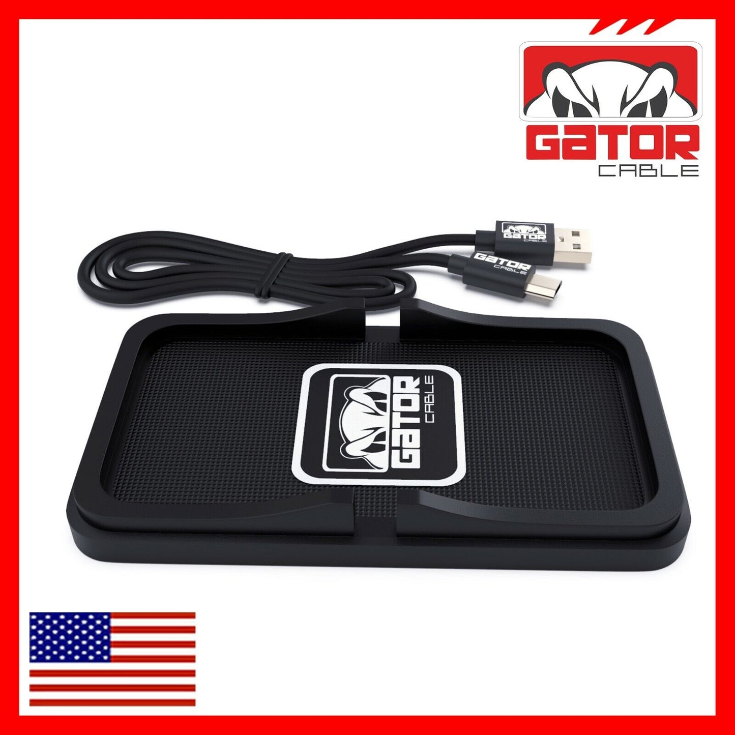 Car Wireless Phone Charger Pad Fast Charge Mat 10W for iPhone Samsung Universal