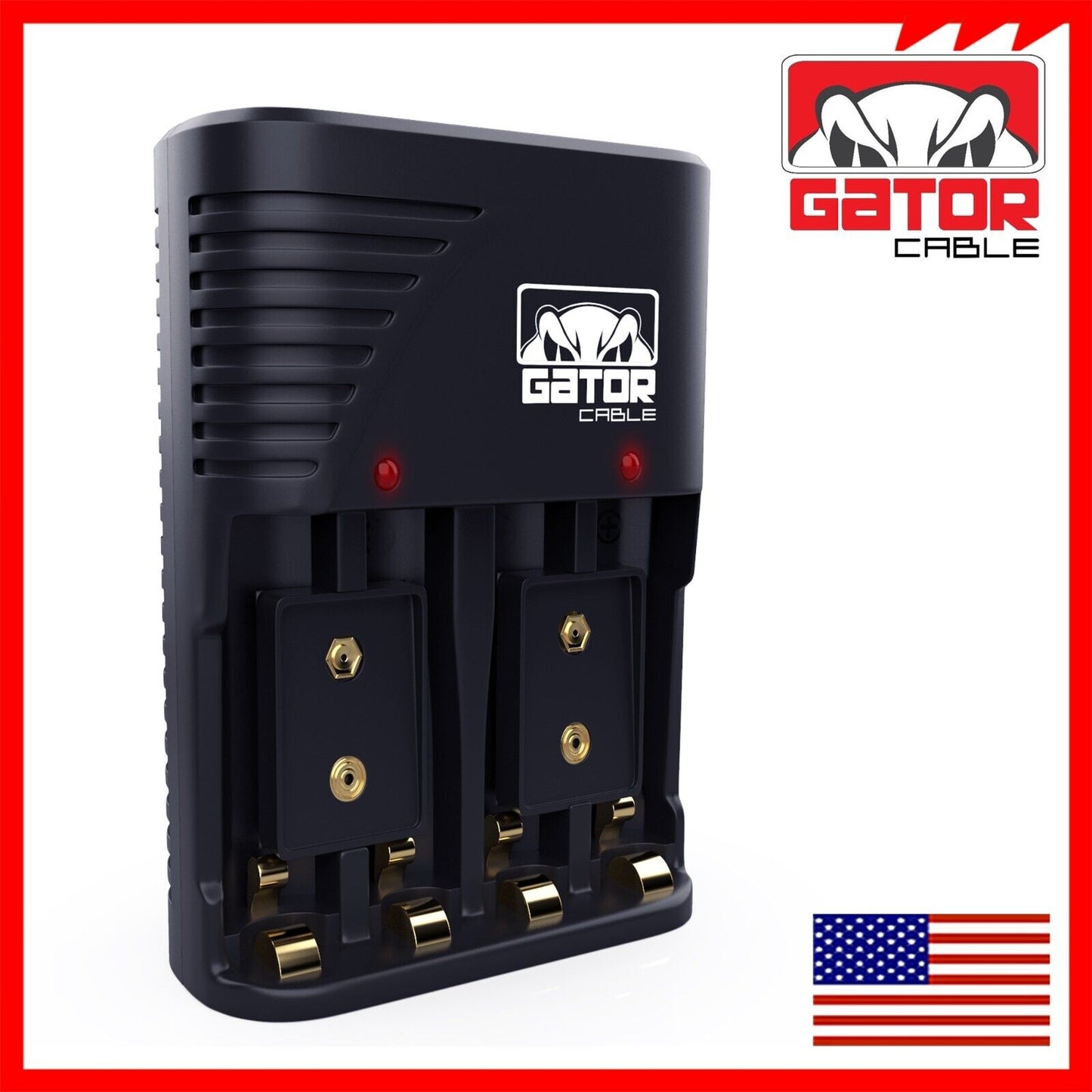 Universal Batteries Charger AA AAA 9V NiMH NiCD Rechargeable Batteries Plug-In
