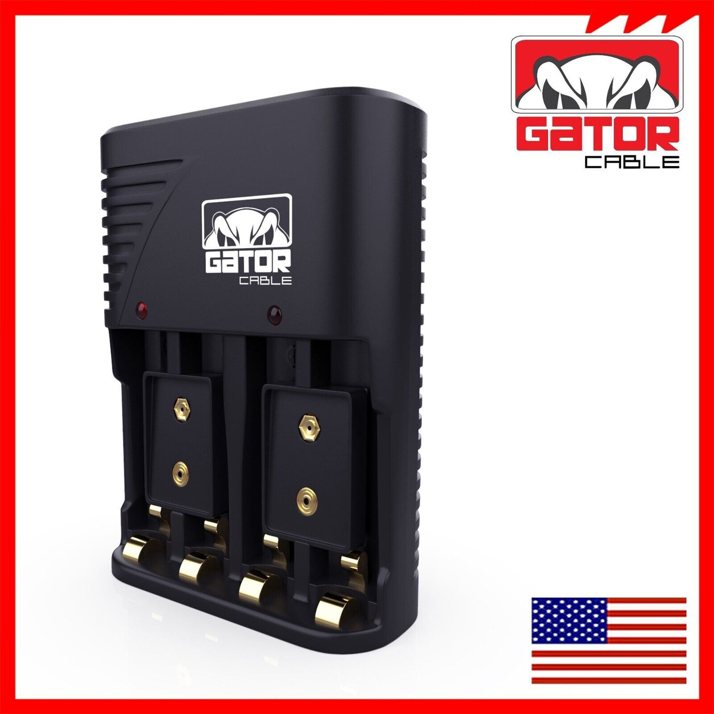 Universal Batteries Charger AA AAA 9V NiMH NiCD Rechargeable Batteries Plug-In