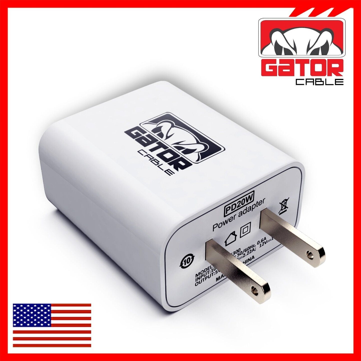 PD 20W USB-C Fast Wall Charger Adapter for iPhone 11 12 13 14 15 Pro Max Samsung