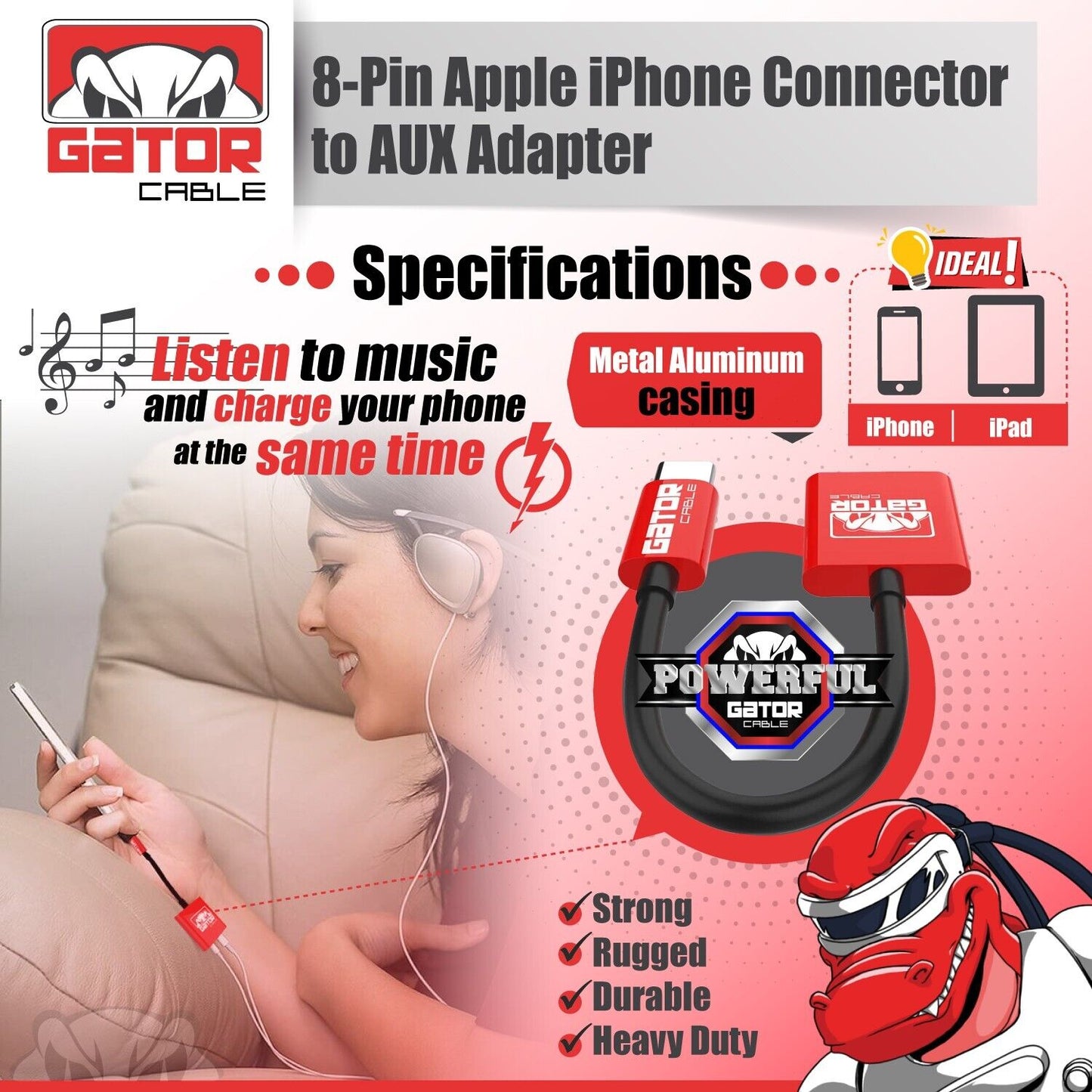 AUX 3.5mm Audio Adapter Converter For Earphones iPhone 7 8 X XS XR 11 12 13 14