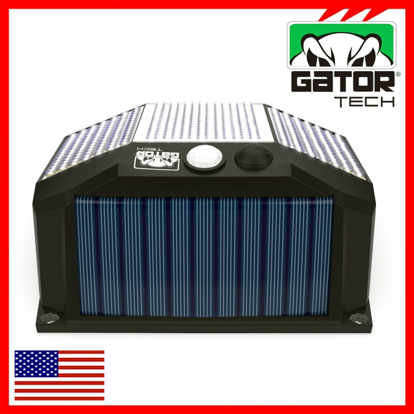 Solar Power 294 LED PIR Motion Sensor Outdoor Security Garden Wall Lamp Light