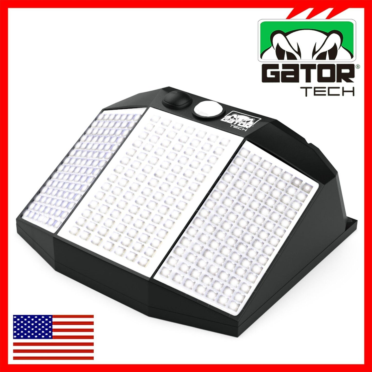 Solar Power 294 LED PIR Motion Sensor Outdoor Security Garden Wall Lamp Light