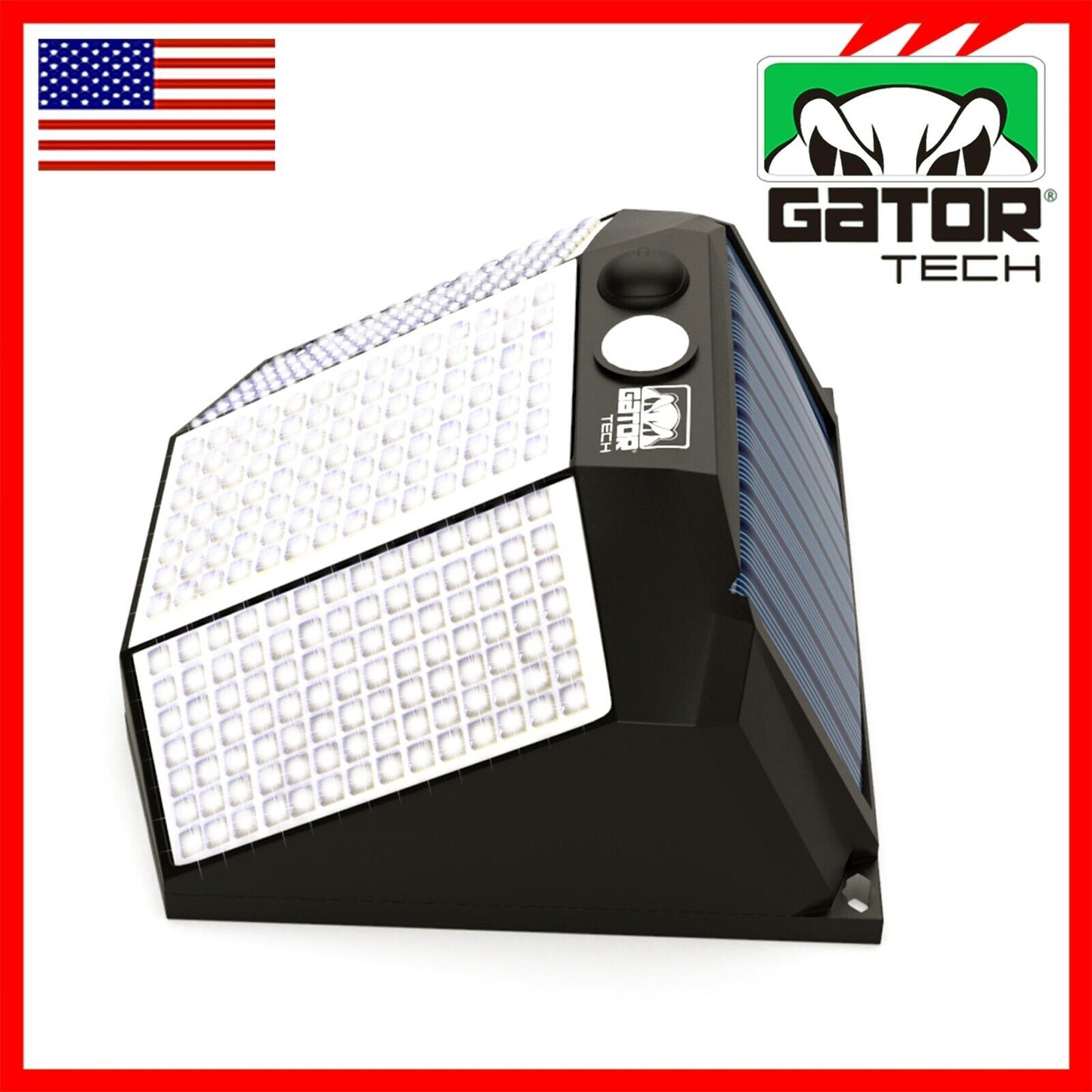 Solar Power 294 LED PIR Motion Sensor Outdoor Security Garden Wall Lamp Light