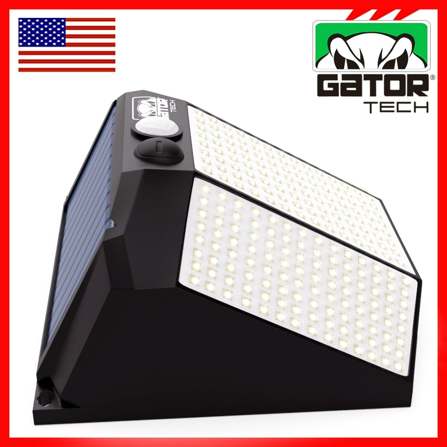 Solar Power 432 LED PIR Motion Sensor Outdoor Security Garden Wall Lamp Light