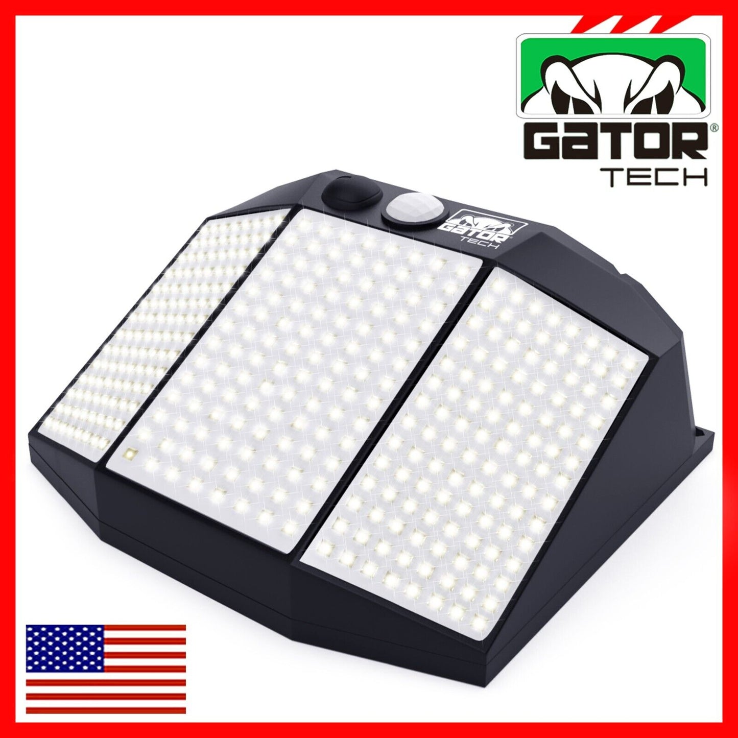 Solar Power 432 LED PIR Motion Sensor Outdoor Security Garden Wall Lamp Light