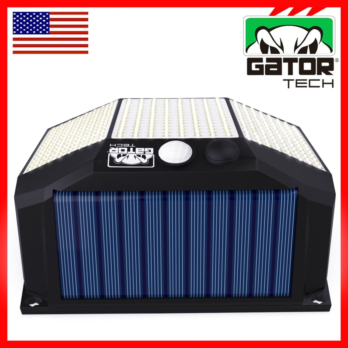 Solar Power 432 LED PIR Motion Sensor Outdoor Security Garden Wall Lamp Light