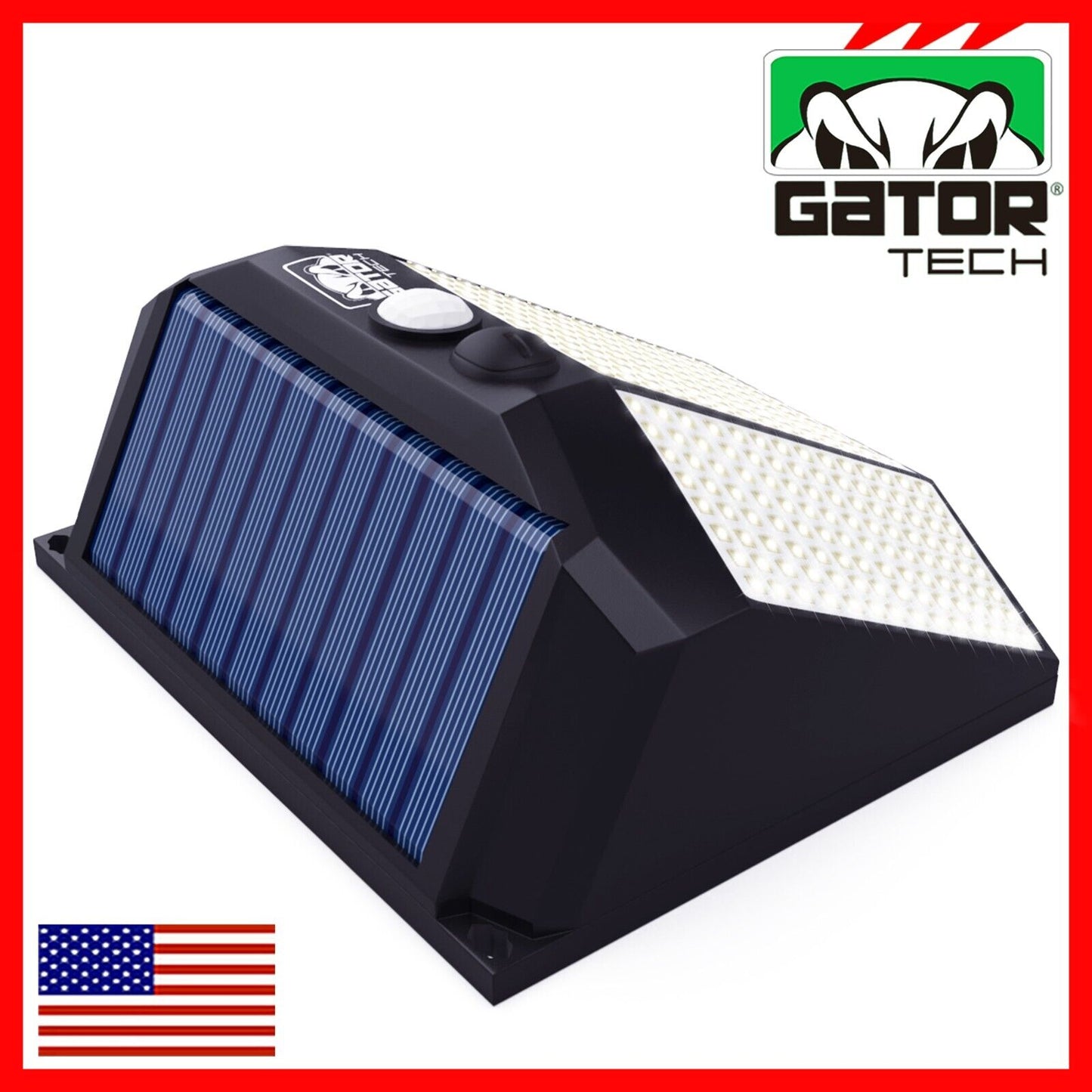 Solar Power 432 LED PIR Motion Sensor Outdoor Security Garden Wall Lamp Light