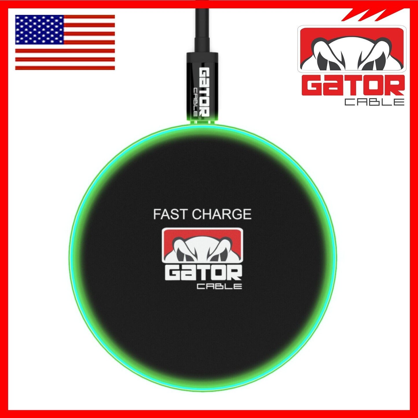 30W Wireless Phone Charger Pad Dock Fast Charge Universal