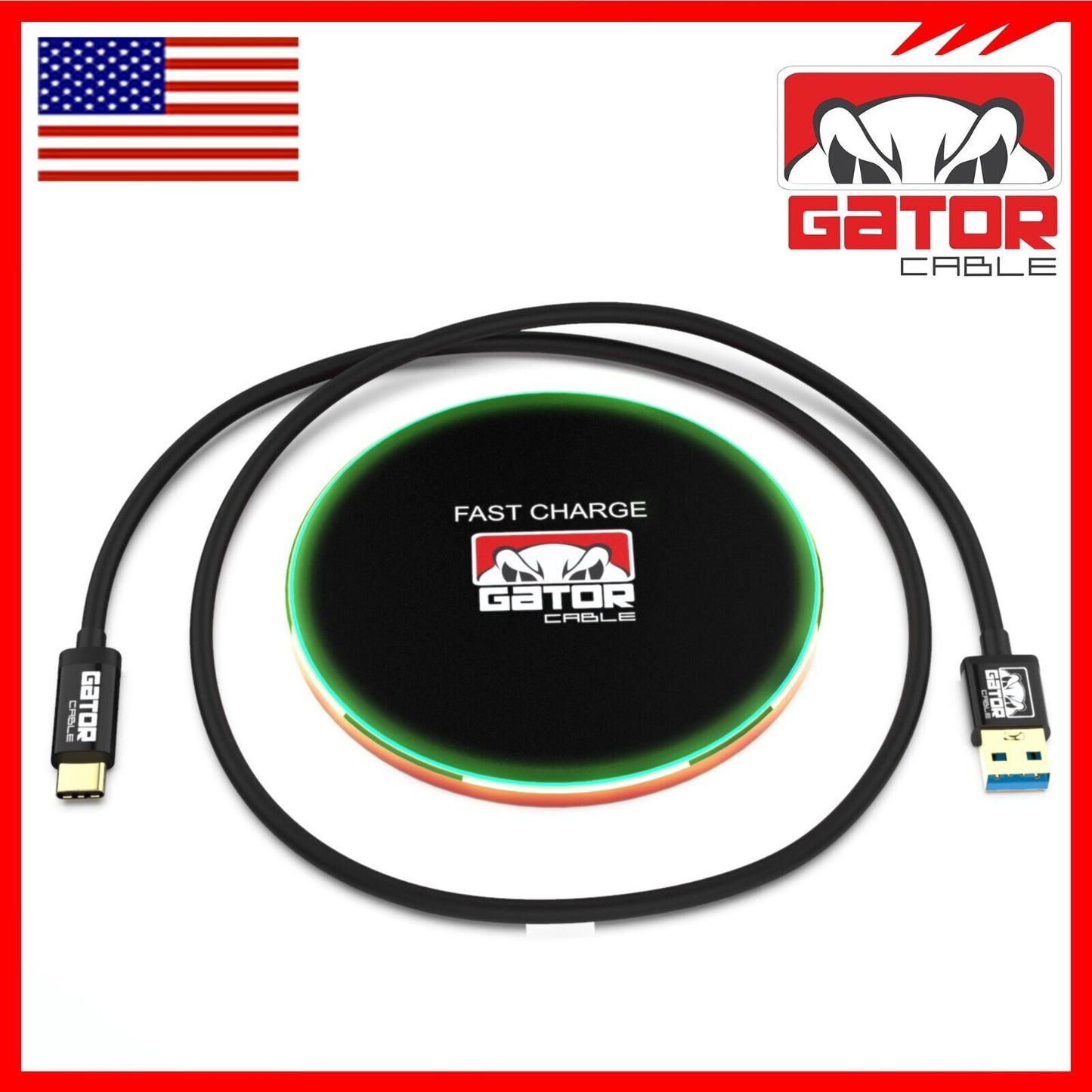 30W Wireless Phone Charger Pad Dock Fast Charge Universal