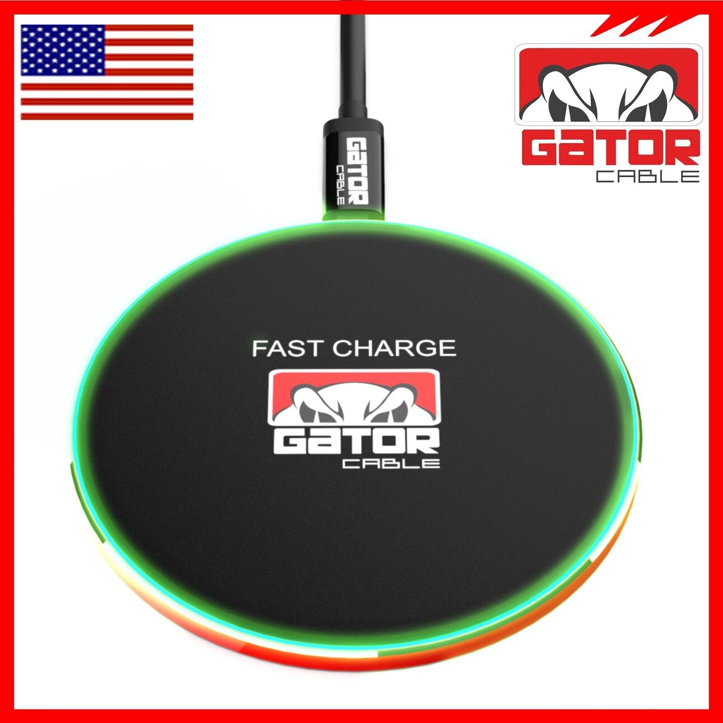 30W Wireless Phone Charger Pad Dock Fast Charge Universal
