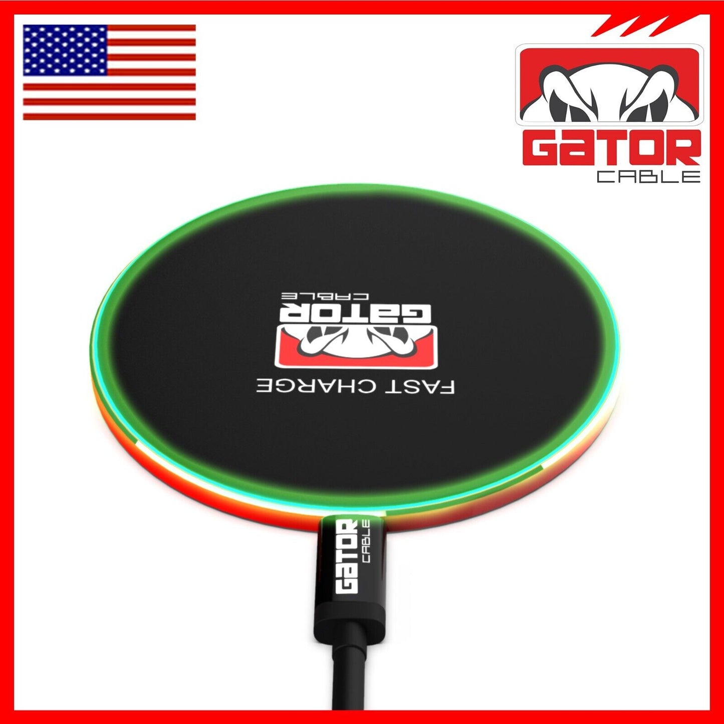 30W Wireless Phone Charger Pad Dock Fast Charge Universal