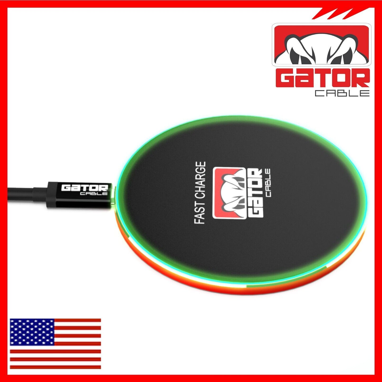 30W Wireless Phone Charger Pad Dock Fast Charge Universal