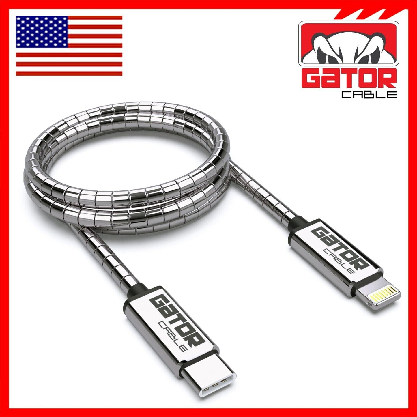 USB-C Charger Cable PD 20W Fast Charge For iPhone 7 8 X 11 12 13 14 Pro Max Plus