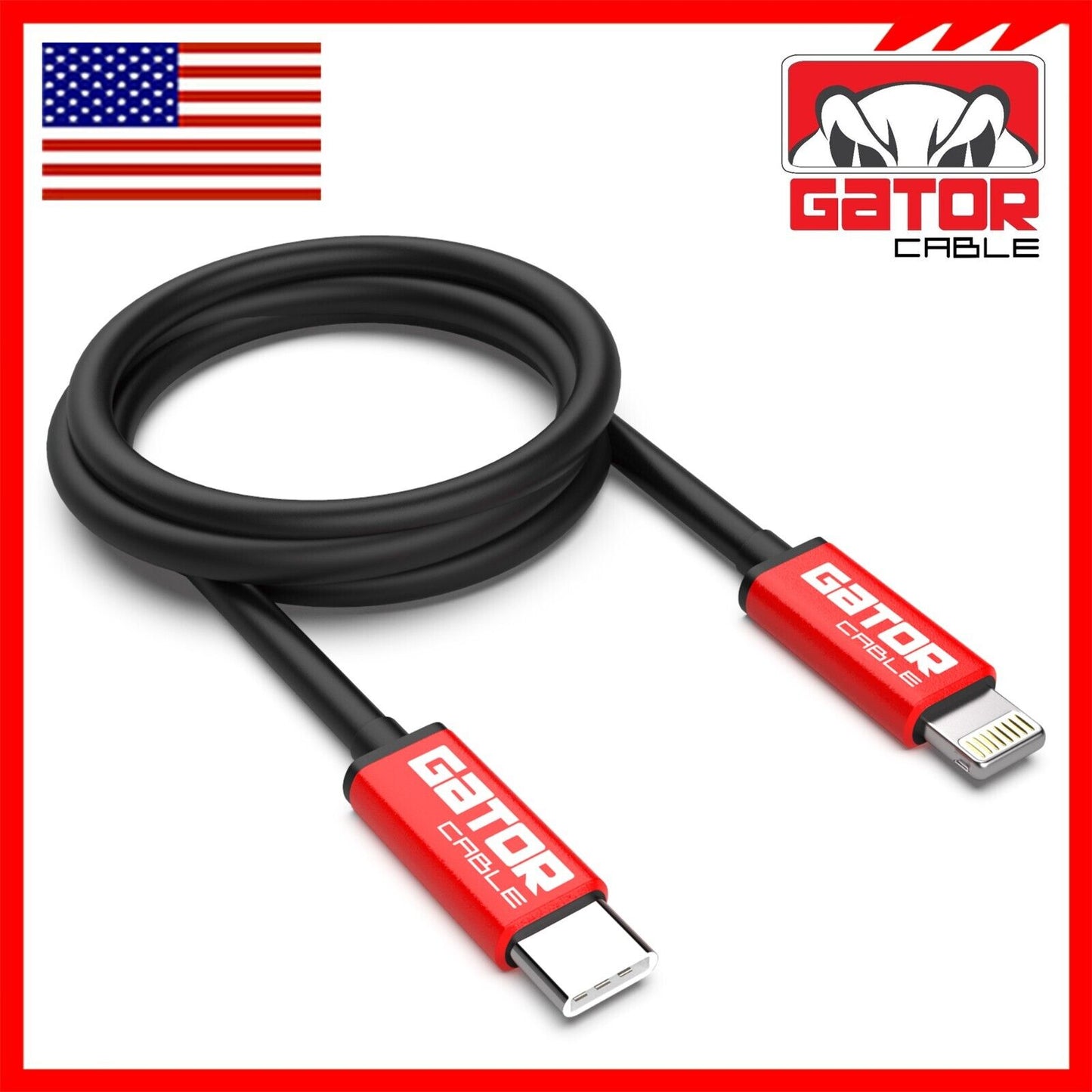 USB-C Charger Cable PD 20W Fast Charge For iPhone 7 8 X 11 12 13 14 Pro Max Plus