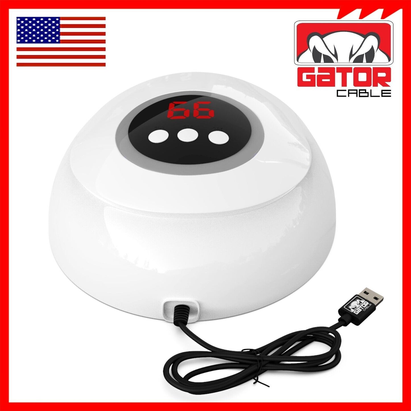 Ultraviolet UV Light LED Nail Gel Polish Dryer Lamp Manicure Curing Machine 54W