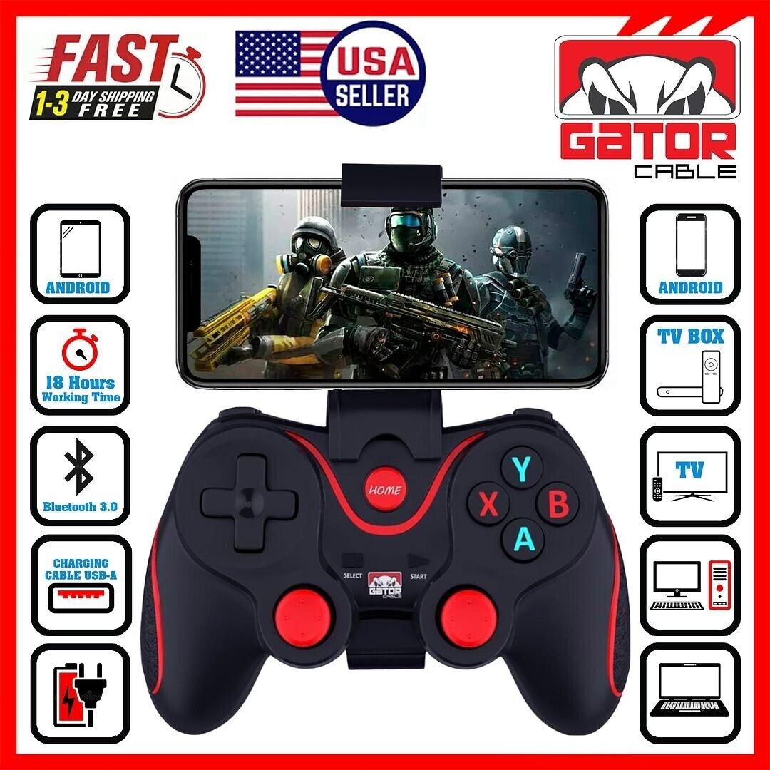 Wireless Bluetooth 5.0 Game Controller Gamepad For Android iOS iPhone Tablet PC