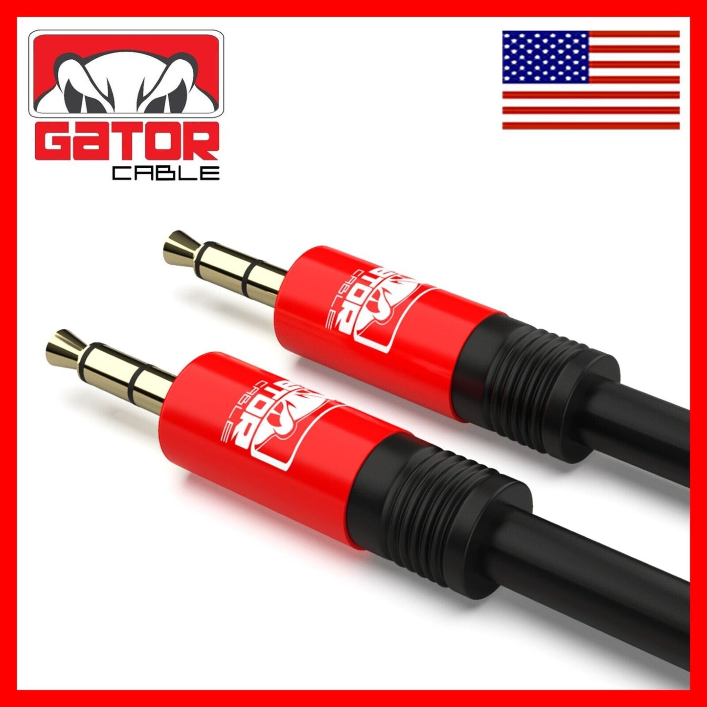AUX 3.5mm Male to Male Audio Cable Cord For iPhone Samsung LG Mobile Phone 6FT