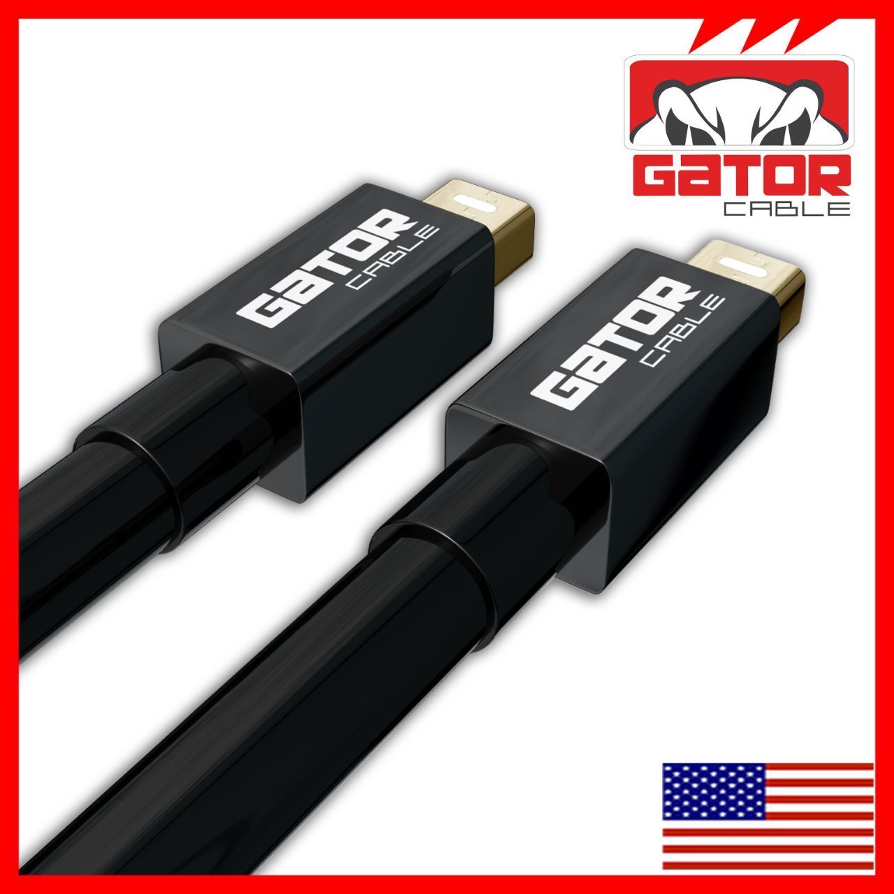 Mini DisplayPort to Mini DisplayPort Cable Audio Video Data HD Thunderbolt 6FT