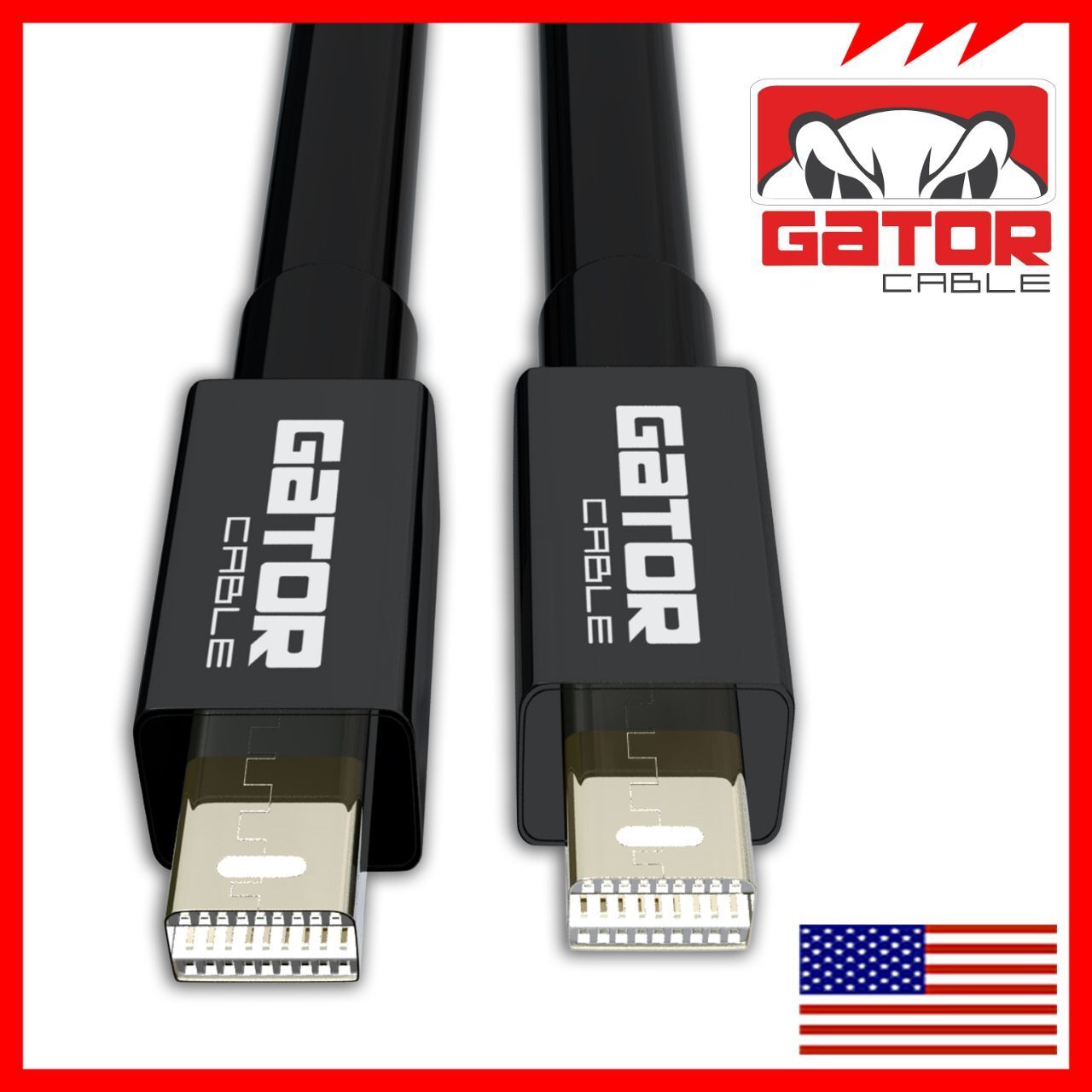 Mini DisplayPort to Mini DisplayPort Cable Audio Video Data HD Thunderbolt 6FT