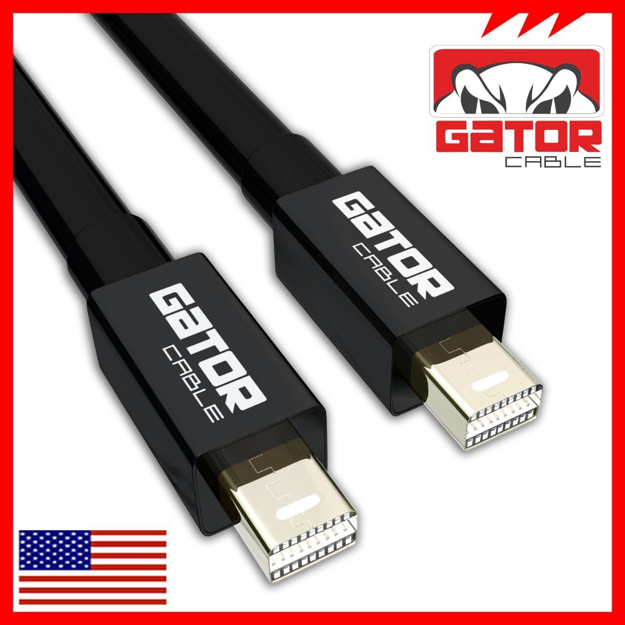 Mini DisplayPort to Mini DisplayPort Cable Audio Video Data HD Thunderbolt 6FT