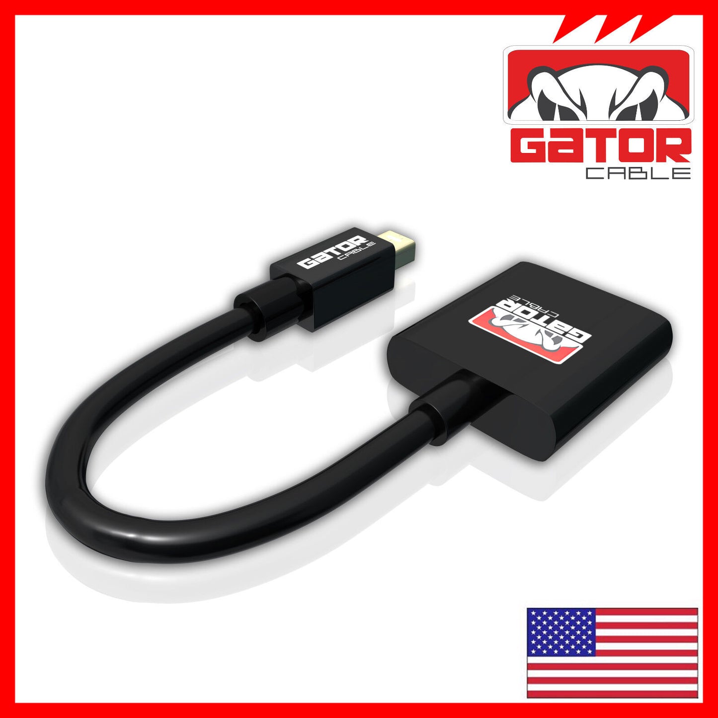 Mini Display Port DP To VGA Adapter Converter Thunderbolt For MacBook Mac AirPro