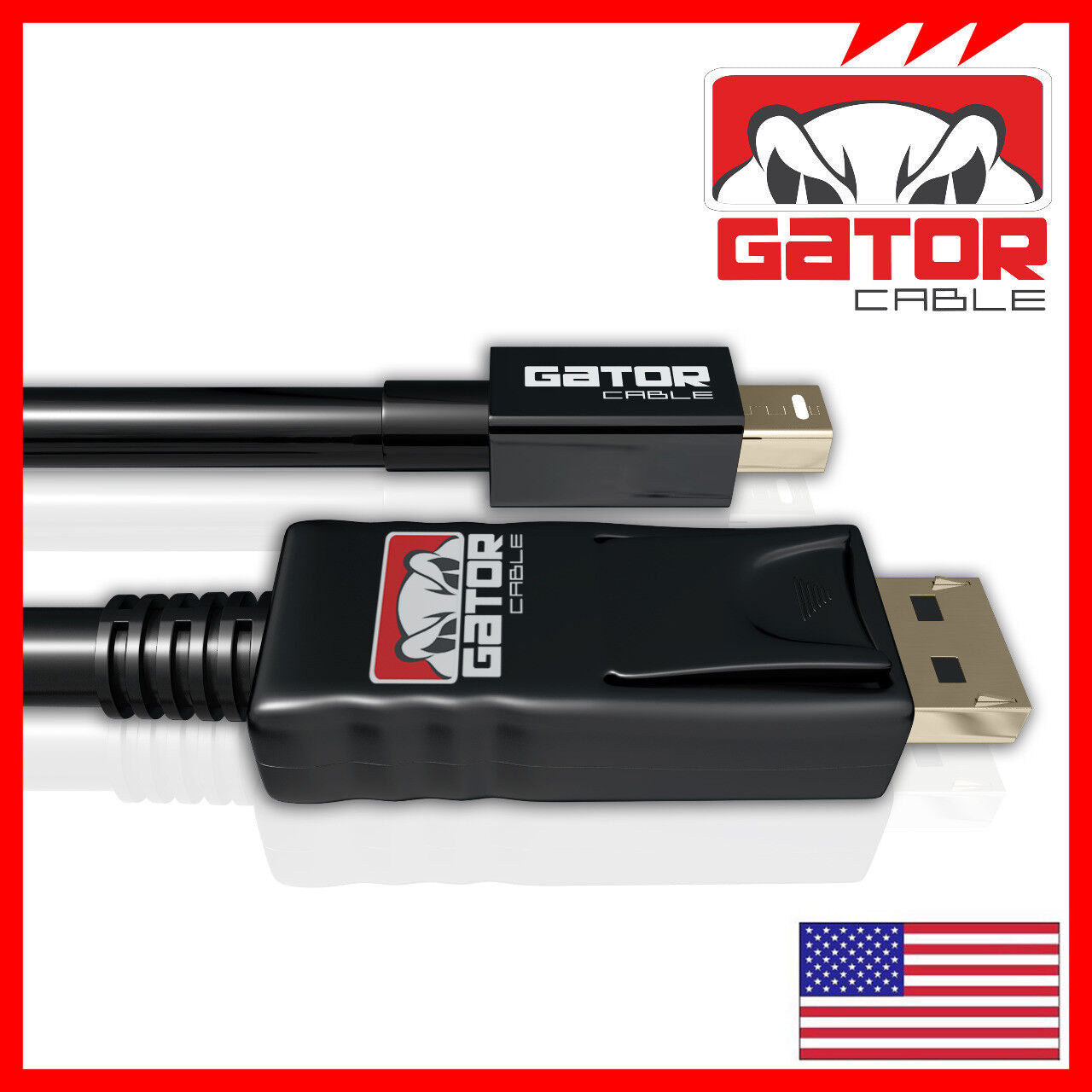 Mini DisplayPort to DisplayPort Cable Mini DP to DP Adapter HD Video 4K 60Hz 6FT