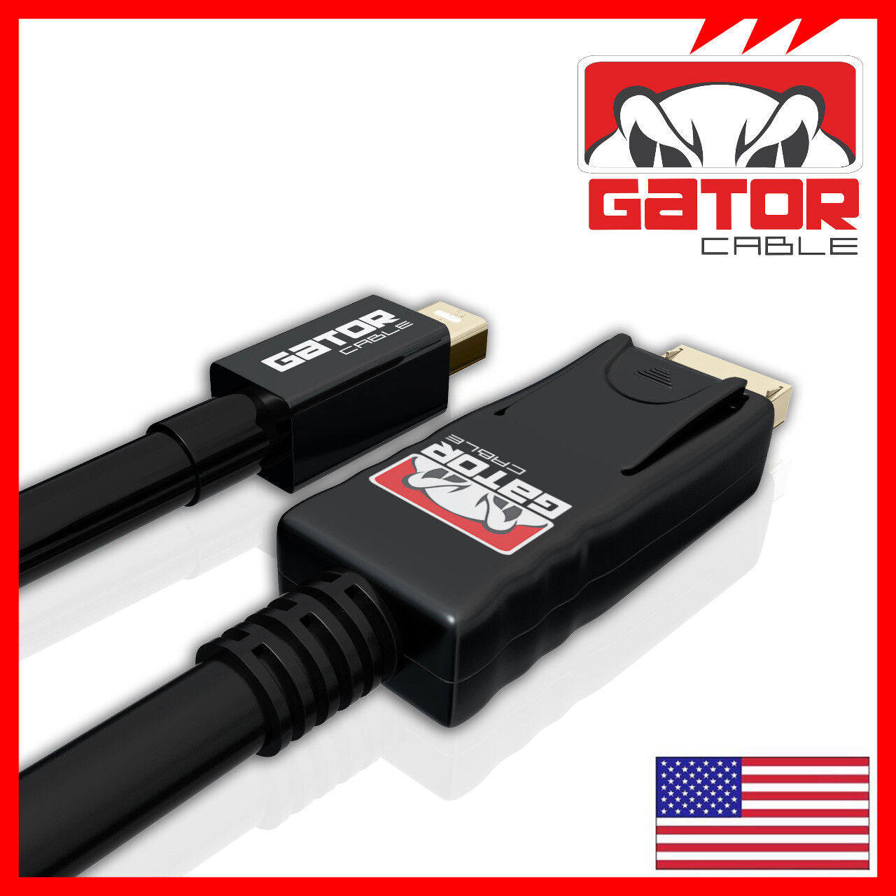 Mini DisplayPort to DisplayPort Cable Mini DP to DP Adapter HD Video 4K 60Hz 6FT